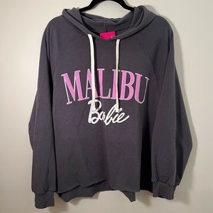 NWT Barbie Malibu Cropped Sweatshirt by Grayson Threads Size XL